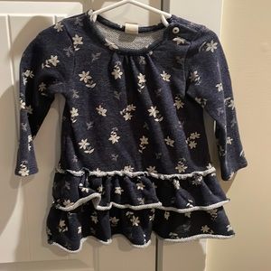 Tucker and Tate navy blue floral dress